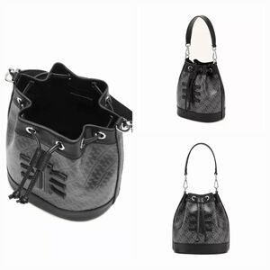 JW PEIFEI Bucket Bag Iron Black‎